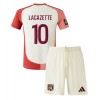 Olympique Lyonnais Alexandre Lacazette #10 Tredjeställ Barn 2024-25 Korta ärmar (+ Korta byxor)